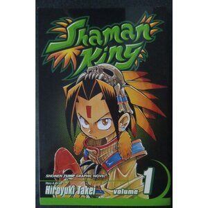 Shaman King Vol 1 by Hiroyuki Takei – Viz Manga PB VG+